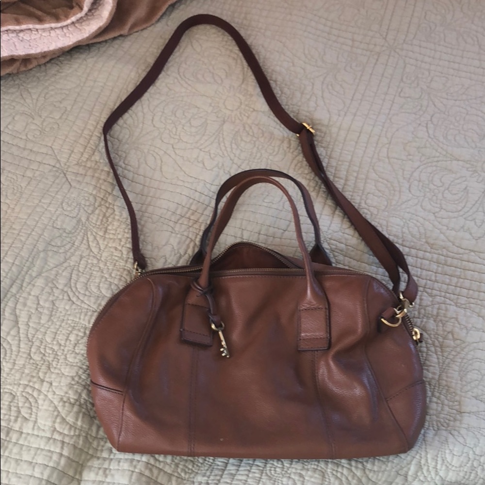 Fossil leather purse